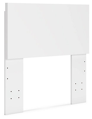 Onita Twin Panel Headboard, White, large