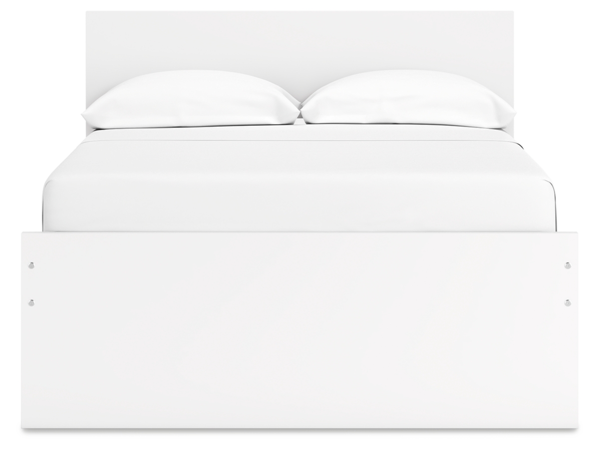 Onita Full Panel Platform Bed with 2 Side Storage | Ashley