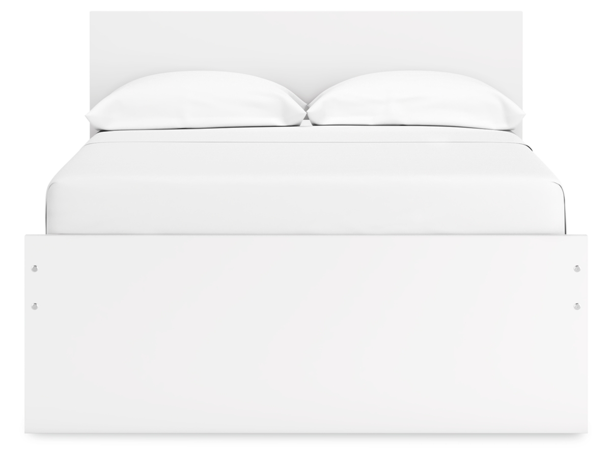 Onita Full Panel Platform Bed with 1 Side Storage | Ashley