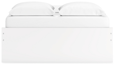 Onita Queen Platform Bed with 2 Side Storage, White, large
