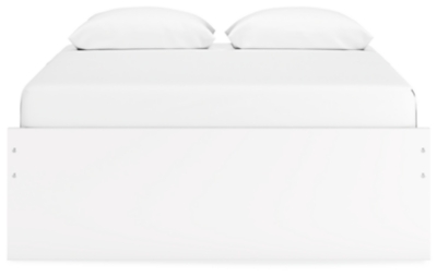 Onita Queen Platform Bed with 2 Side Storage, White, large