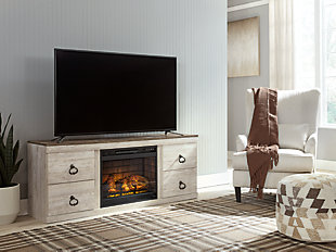 Willowton 60" TV Stand with Electric Fireplace, , rollover