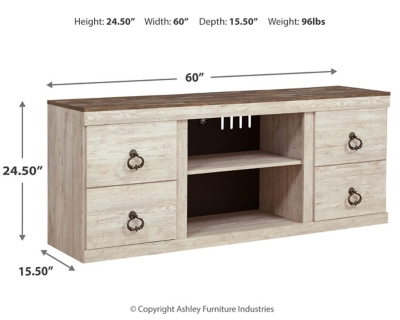 Willowton 60" TV Stand, , large