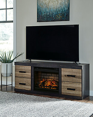 Harlinton 63" TV Stand with Electric Fireplace, , rollover