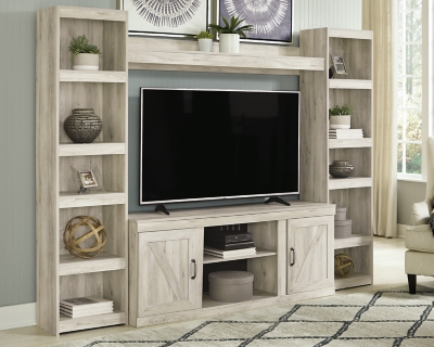 Bellaby Entertainment Center with 60 TV Stand, Whitewash