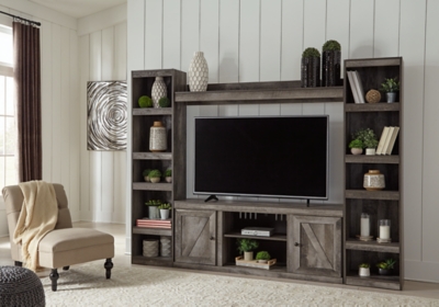 Wynnlow 4-Piece Entertainment Center with 60 TV Stand, Gray