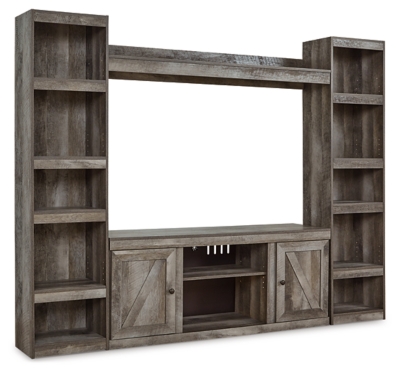 Wynnlow 4-Piece Entertainment Center, Gray, large