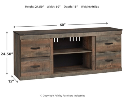 Trinell 60" TV Stand, , large