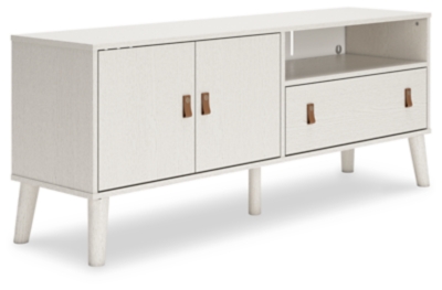 Aprilyn 59" TV Stand, White, large