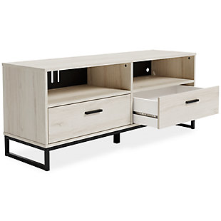 Socalle 59" TV Stand, Light Natural, rollover