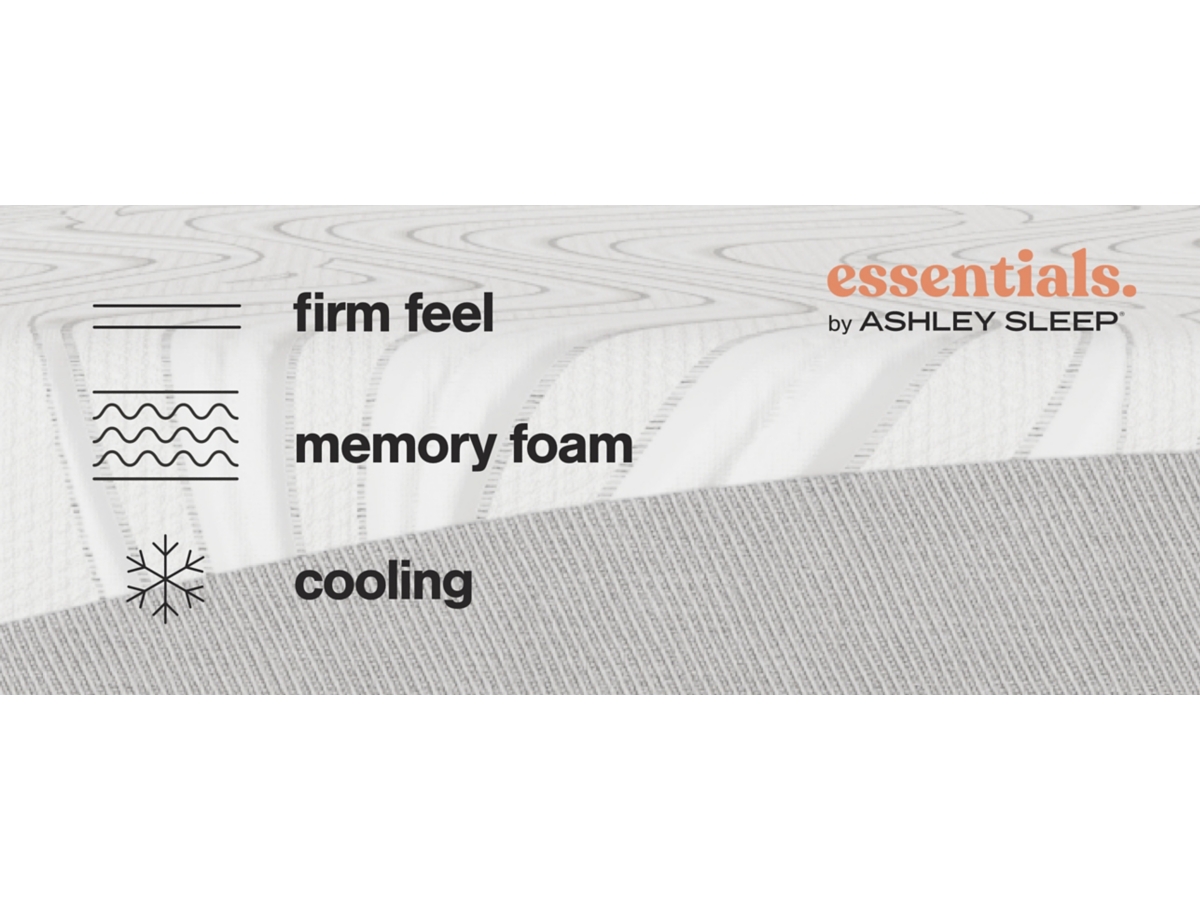 Ashley Sleep Essentials 8 Inch Firm Memory Foam Queen Mattress