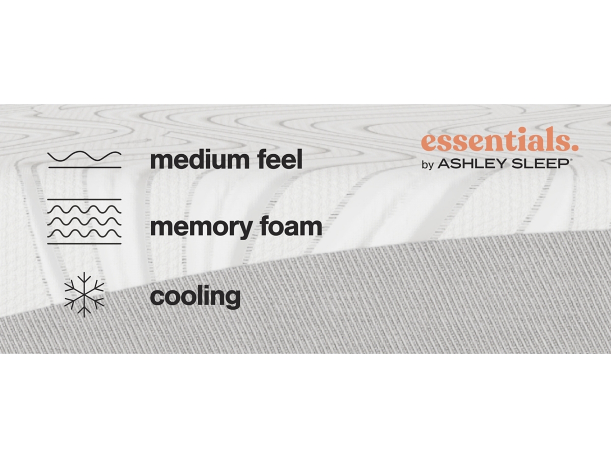 Ashley Sleep Essentials 10 Inch Medium Memory Foam Full Mattress 