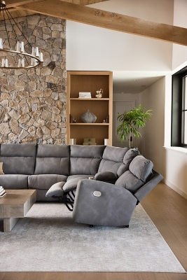 Ashley Furniture DuraPella Power Reclining Sectional Sofa - Thumbnail 4