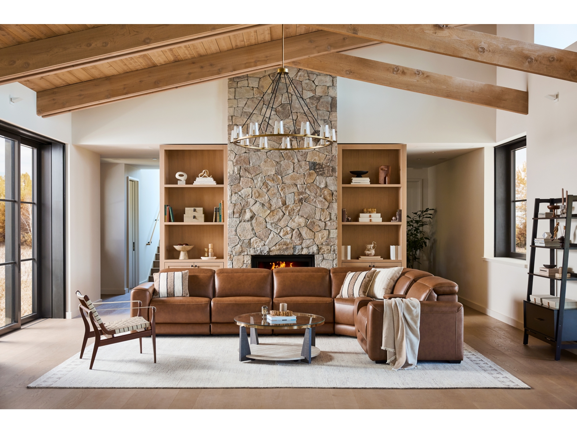 Rally-Up 6-Piece Power Reclining Sectional with Console