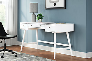 Thadamere 54" Home Office Desk, White, rollover