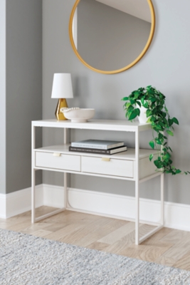 Deznee Credenza, White