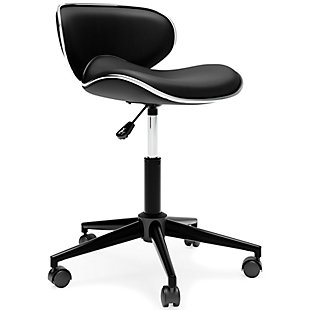 Beauenali Home Office Chair, Black, large