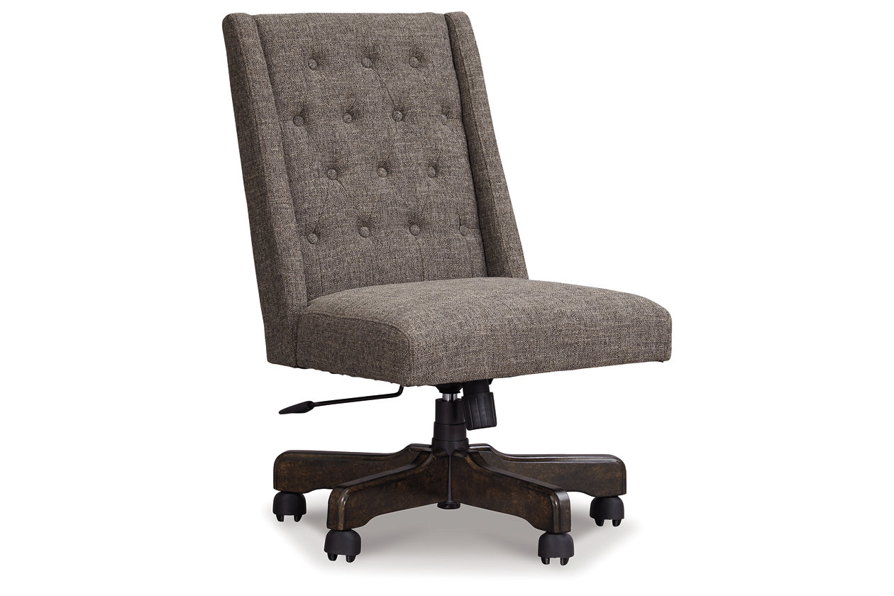 buttontufted home office desk chair  ashley furniture