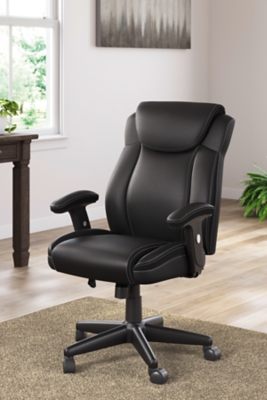 H220-06A Corbindale Home Office Chair Leather, Black sku H220-06A