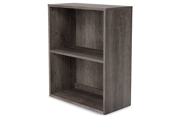 Organize your life and elevate your style with the Arlenbry bookcase. Merging clean, crisp lines with a replicated weathered oak grain, it’s a simply striking example of modern farmhouse design done right. This farmhouse fresh bookcase includes a single adjustable shelf to accommodate your needs. Be it in your home office, family room or guest room, what a beautiful way to put books and home accents on display.Made of engineered wood and decorative laminate | Replicated weathered oak grain | Single adjustable shelf to accommodate your needs | Clean-lined design offers great versatility | Assembly required | Estimated Assembly Time: 30 Minutes