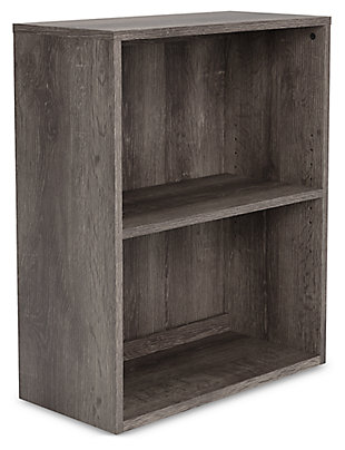 Organize your life and elevate your style with the Arlenbry bookcase. Merging clean, crisp lines with a replicated weathered oak grain, it’s a simply striking example of modern farmhouse design done right. This farmhouse fresh bookcase includes a single adjustable shelf to accommodate your needs. Be it in your home office, family room or guest room, what a beautiful way to put books and home accents on display.Made of engineered wood and decorative laminate | Replicated weathered oak grain | Single adjustable shelf to accommodate your needs | Clean-lined design offers great versatility | Assembly required | Estimated Assembly Time: 30 Minutes