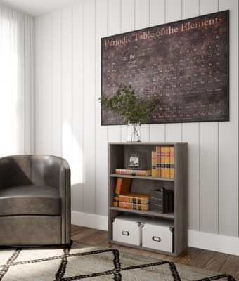 Mainstays 3-Shelf Bookcase with Adjustable Shelves, Espresso 