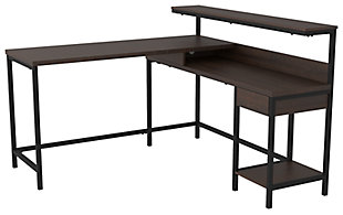 Camiburg Home Office L-Desk with Storage, , large