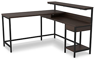 Camiburg Home Office L-Desk with Storage, , large
