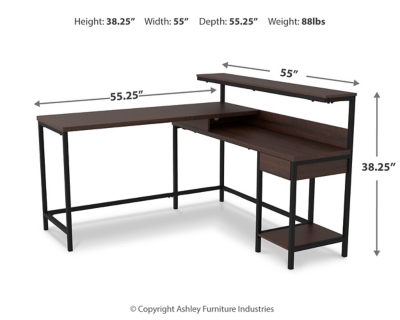 Signature Design by Ashley Office Desks Hamlyn H527-26 Home Office Storage  Leg Desk (Desks) from Sam's Furniture Direct