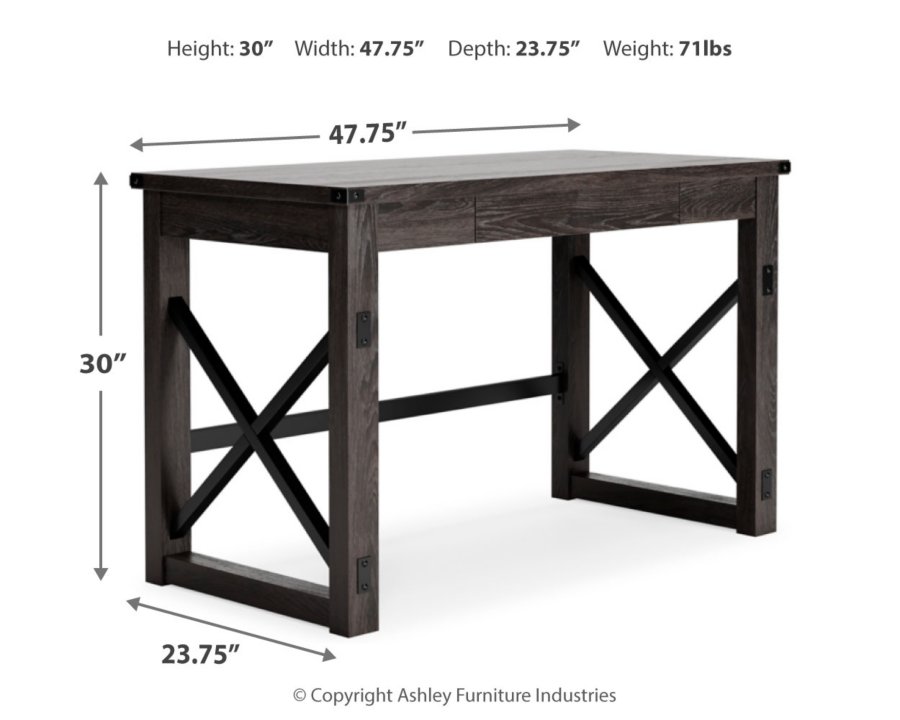 Freedan 48" Home Office Desk - image 11