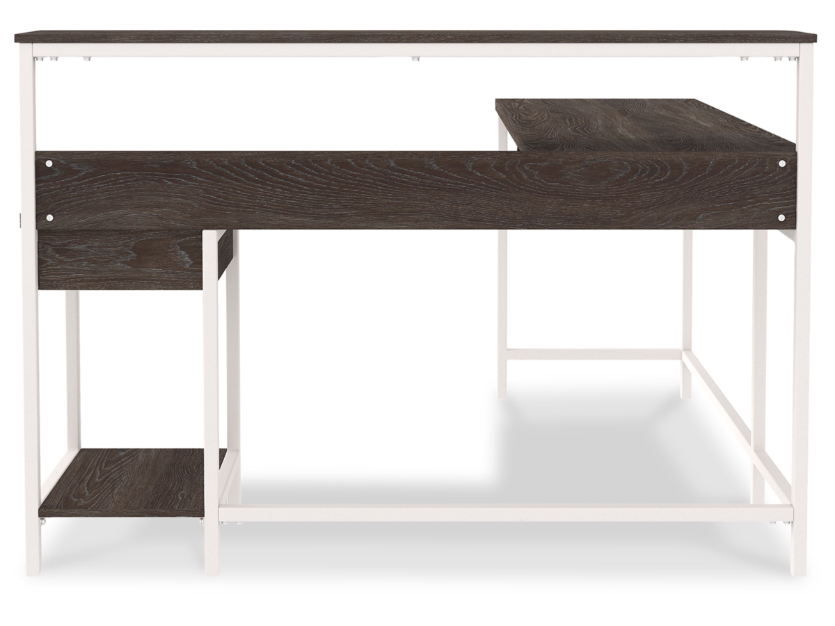 Dorrinson 55 L Shaped Home Office Desk with Shelf Ashley