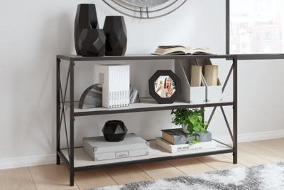 Bayflynn Bookcase, White/Black