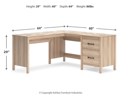 Battelle 60" Home Office Desk with Return, , large