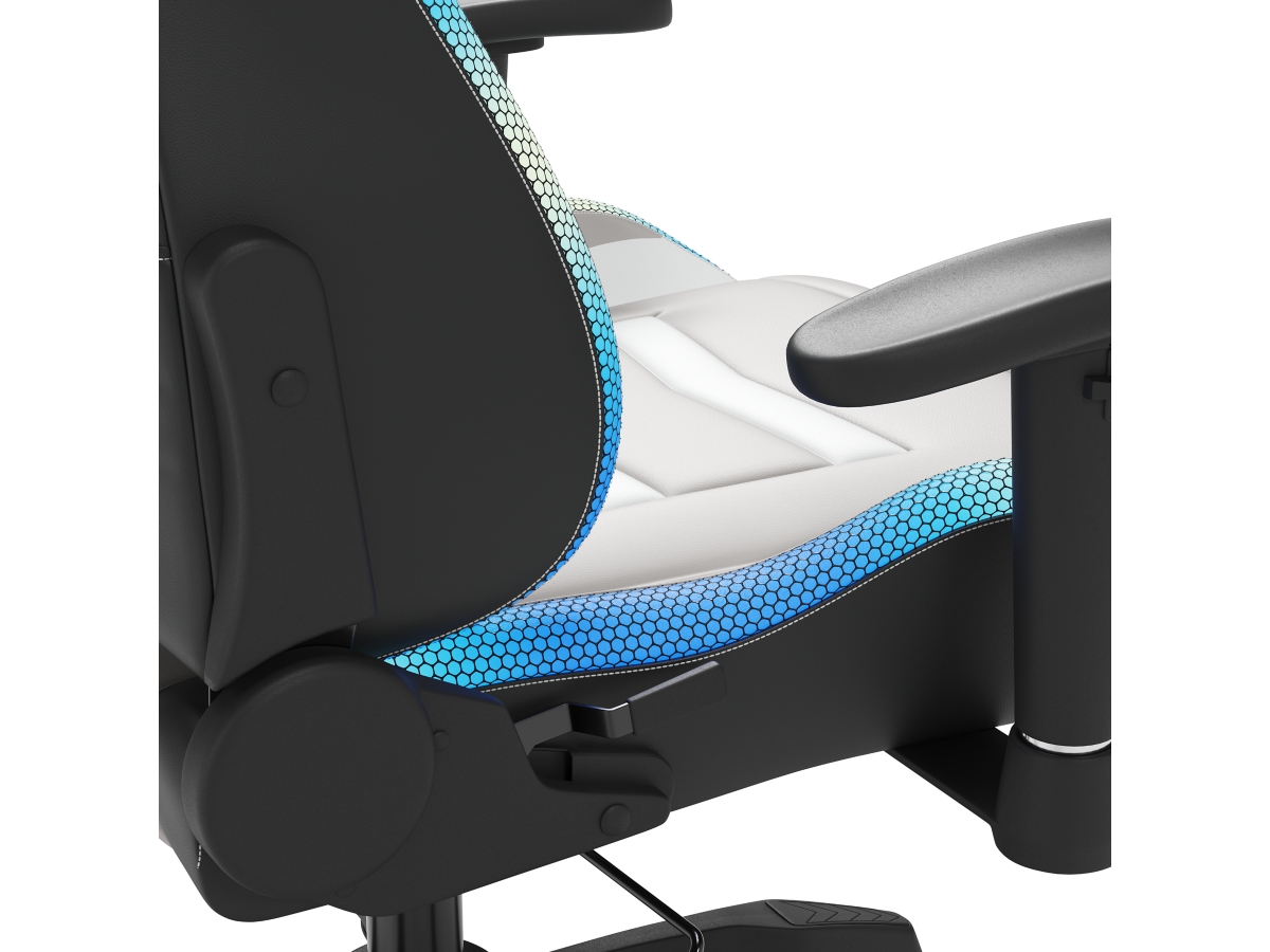 Lynxtyn Swivel Adjustable Height Gaming Chair with LED Lighting