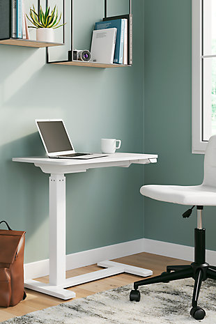 Lynxtyn Adjustable Height Home Office Side Desk, , rollover