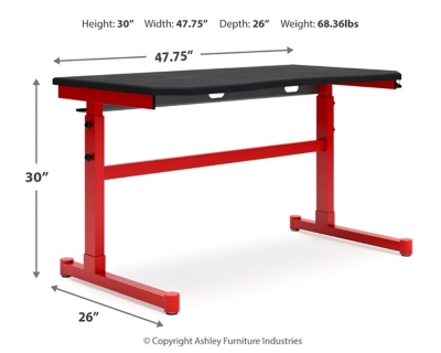 Lynxtyn Adjustable Height Home Office Desk, , large