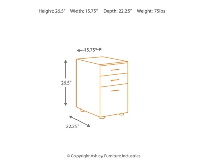 Baraga File Cabinet Ashley Furniture Homestore