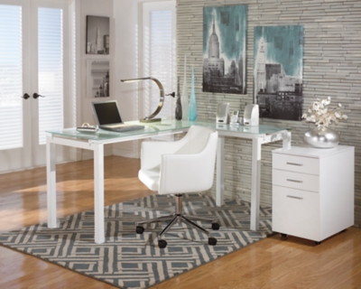 Baraga 61 Modular L-Shaped Home Office Desk