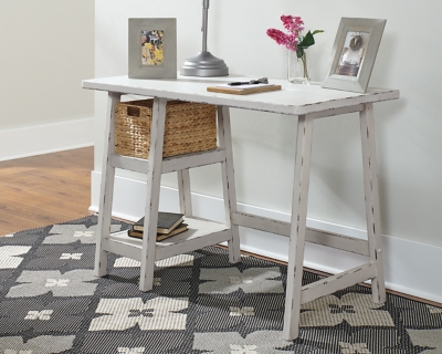 Mirimyn 42" Home Office Desk, Antique White, rollover