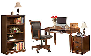 Hamlyn Home Office Desk with Chair and Storage, , large