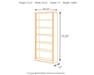 Hamlyn 75 Bookcase Ashley Furniture Homestore