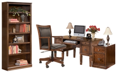 Hamlyn Home Office Desk with Chair and Storage, , large
