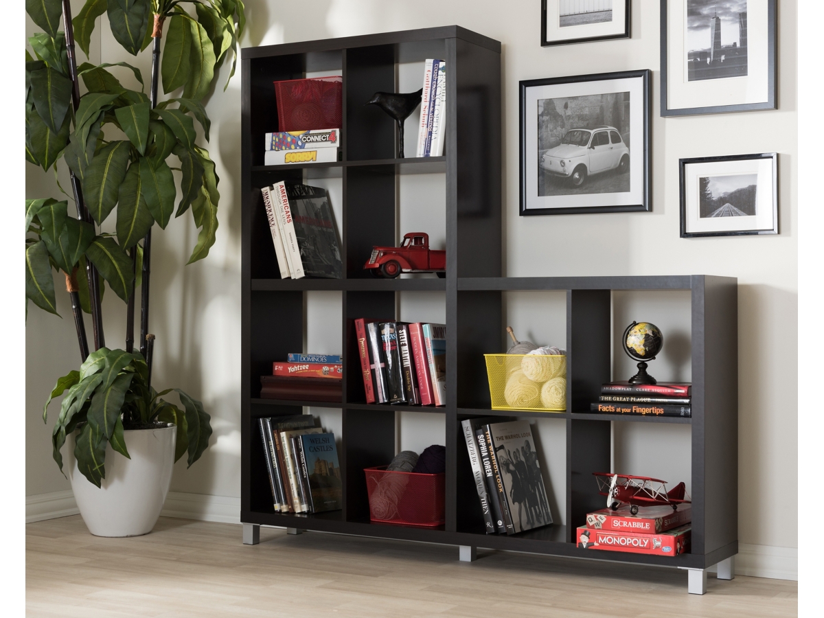 Sunna Modern Cube Shelving Unit Ashley