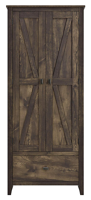 Rustic 30" Wide Storage Cabinet, Rustic, large