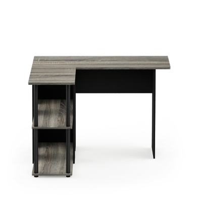 Corner Home Office Desk with Bookshelf, , rollover