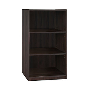 Three Shelf JAYA Simple Home 3-Tier Adjustable Shelf Bookcase, , rollover