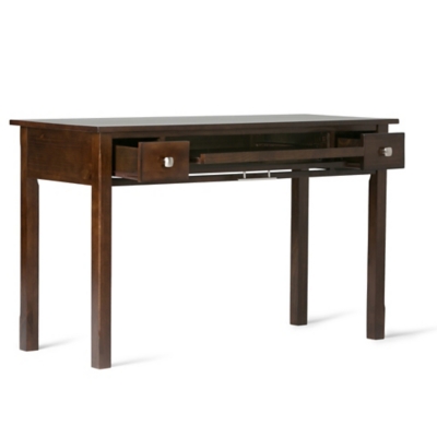 Writing desk deals with keyboard drawer