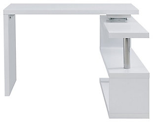 Multipurpose Desk with Storage Shelves, , large