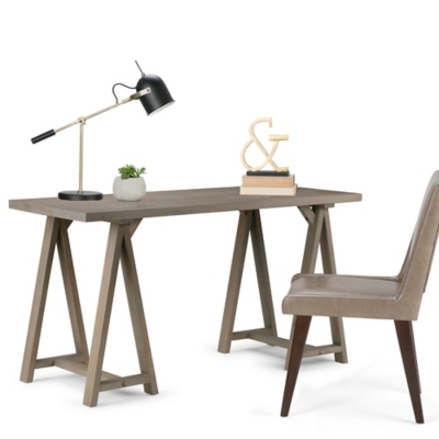 Simpli Home Sawhorse 56" Writing Desk, , large