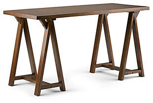 Simpli Home Sawhorse Industrial 56" Writing Desk, , large